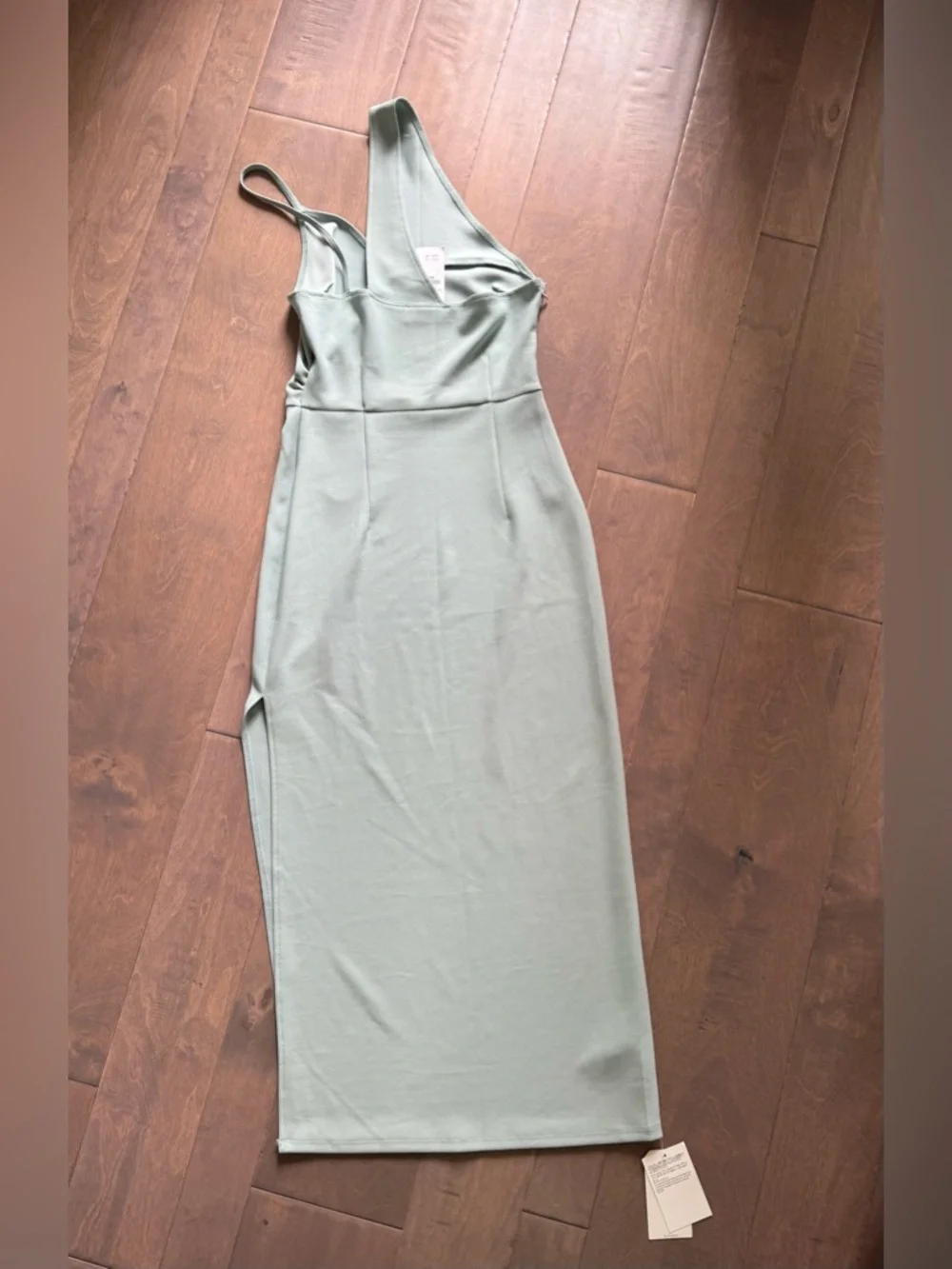 NWT Abercrombie and Fitch Asymmetrical Ruched Maxi Dress
